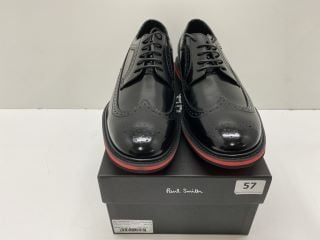 PAUL SMITH MENS SHOE CHASE BLACK,100% CALF LEATHER UPPER/RUBBER SOLE,SIZE 11