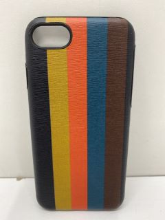 PAUL SMITH CASE IPHONE 8 BRT STRP,50% PC 50% CALF LEATHER,RRP:£68