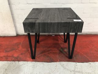 BELIANI INDUSTRIAL COFFEE SIDE TABLE, W50 X D50 X H51