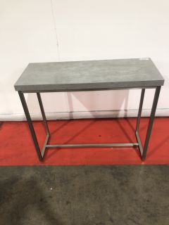 DELTA CONCRETE CONSOLE TABLE, W900 X D350 X H750MM, RRP £221