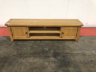 JARROW 180CM LARGE TV UNIT 2 DOOR AND 2 SHELVES, H- 51CM W- 180CM D- 37CM, RRP £898.00