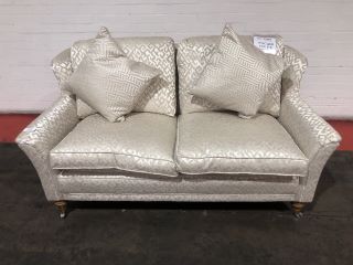 HIGHCLERE CREAM GEOMETRIC PATTERN MATERIAL 2.5 SOFA, RRP £1799