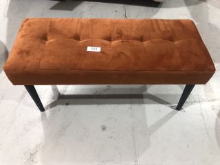 ACTONA ORANGE GLORY BENCH, W95 X D38 X H42CM, RRP £125