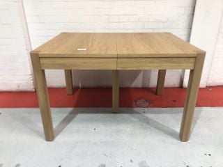 QUEENSTONE RECTANGULAR EXTENDING DINING TABLE WN217B, W120 X (W170 EXTENDED) X D90 X H75CM, RRP £1,647.00