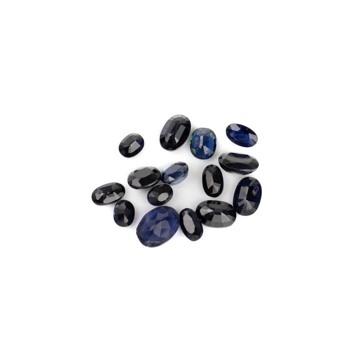 7.00ct Blue Sapphire Faceted Oval-cut Parcel of Gemstones (VAT Only Payable on Buyers Premium)