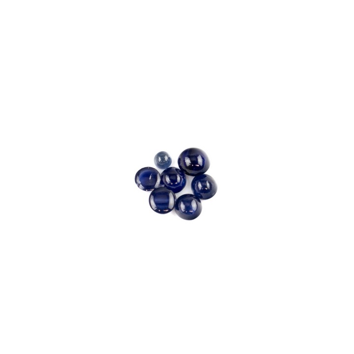 3.60ct Blue Sapphire Round-cut Parcel of Gemstones, mixed