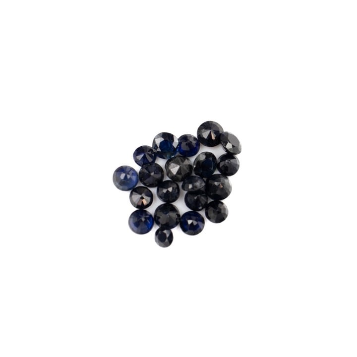 5.26ct Blue Sapphire Round-cut Parcel of Gemstones, mixed