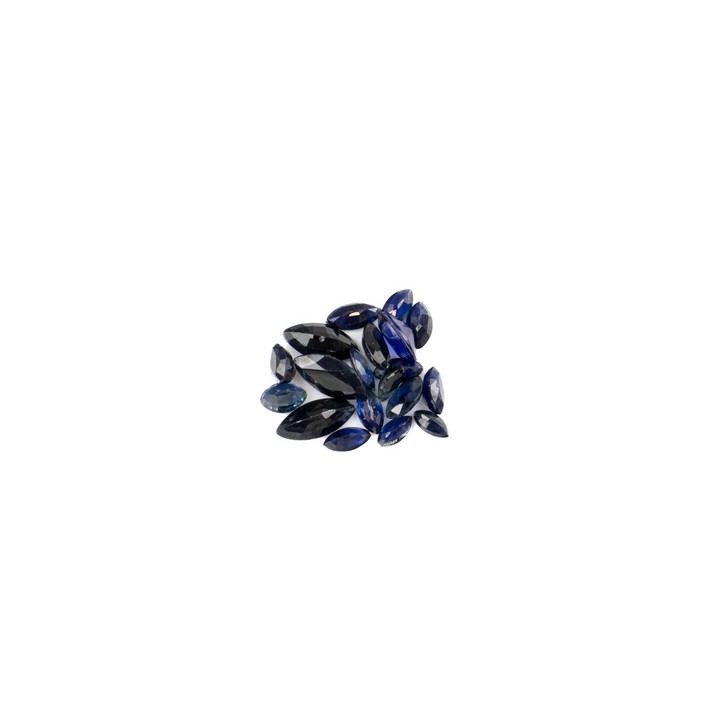 5.91ct Blue Sapphire Marquise-cut Parcel of Gemstones, mixed