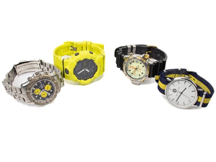 Selection of Four Watches including Citizen Pro-master, Festina Chronograph, Casio G-Shock GBA-800 (All Not Currently Running) and Blake LDN (Currently Running) (VAT Only Payable on Buyers Premium)