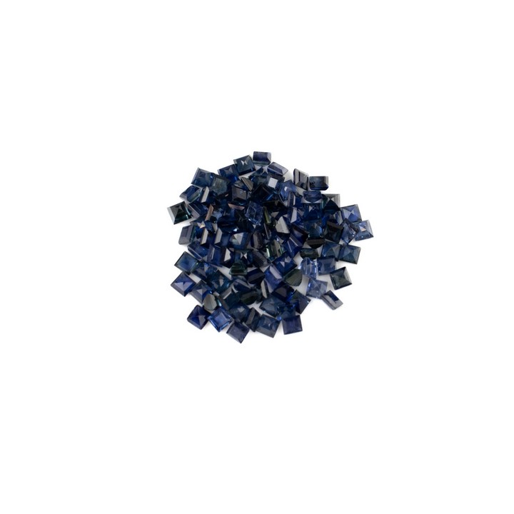 14.00ct Sapphire Faceted Square-cut Parcel of Gemstones, 2.5mm.  Auction Guide: £200-£300