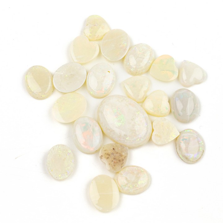 33.50ct Opal Cabochon Mixed-cut Parcel of Gemstones, mixed