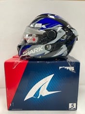 SHARK, FULL FACE MOTORBIKE HELMET SPARTAN GT CARBON URIKAN DBW, XL - LOCATION 14A.