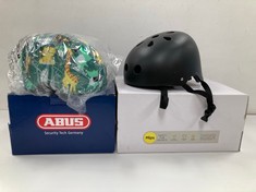 2 X BICYCLE HELMET VARIOUS MAKES AND MODELS INCLUDING ABUS BRAND - LOCATION 3A.