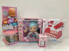 5 X TOYS VARIOUS MAKES AND MODELS INCLUDING DISNEY PRINCESS BATH SET - LOCATION 31A.