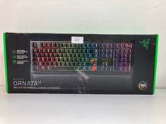 RAZER ORNATA V2 - GAMING KEYBOARD (RAZER MECHANICAL MEMBRANE GAMING KEYBOARD, MULTIFUNCTIONAL DIGITAL ROTARY CONTROL, MULTIMEDIA AND PROGRAMMABLE KEYS) - SPANISH QWERTY KEYBOARD - LOCATION 47A.