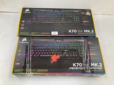 2 X CORSAIR KEYBOARD VARIOUS MODELS INCLUDING K70 RGB MK.2 - LOCATION 51A.