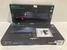 2 X KEYBOARD LOGITECH MODEL ERGO K860 - LOCATION 51A.