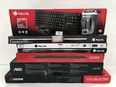 8 X KEYBOARDS VARIOUS MODELS AND BRANDS INCLUDING NOC MODEL AGK700 - LOCATION 48A.