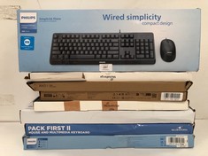 8 X KEYBOARDS VARIOUS MODELS AND BRANDS INCLUDING MICROSOFT WIRELESS 850 DESKTOP - LOCATION 48A.