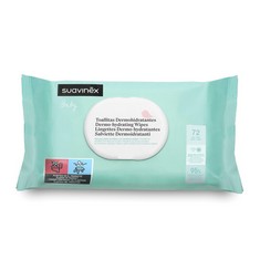 28 X SUAVINEX, PACK OF 60 DERMO-MOISTURISING BABY WIPES, SUITABLE FOR SENSITIVE AND ATOPIC SKIN, WET WIPES WITH ALOE VERA AND CHAMOMILE EXTRACT, 97% INGREDIENTS OF NATURAL ORIGIN - LOCATION 20A.