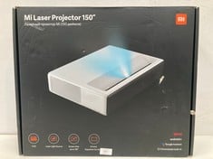 XIAOMI FULL HD LASER PROJECTOR SCREEN SIZE UP TO 150" BLACK AND WHITE LASER LIGHT SOURCE - LOCATION 9B.