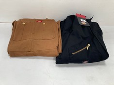 2 X DICKIES GARMENTS VARIOUS SIZES AND MODELS INCLUDING BLACK COVERALL XL - LOCATION 49B.