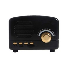 16 X LOCAL MAKES A COMEBACK - RETRO BLUETOOTH SPEAKER, WIRELESS SMART RADIO, BASS, AUDIO CARD, CREATIVE MINI GIFT, BLACK - LOCATION 50B.