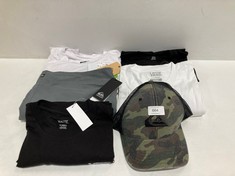 6 X VARIOUS MAKES AND MODELS INCLUDING QUIKSILVER CAP - LOCATION 8B.