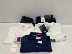 5 X GARMENTS VARIOUS MAKES AND MODELS INCLUDING WHITE GANT POLO SHIRT 5XL - LOCATION 8B.