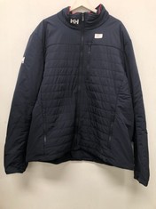 HELLY HANSEN JACKET NAVY BLUE COLOUR SIZE 3XL - LOCATION 5C.