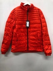 BOSS MEN'S OSWIZZ QUILTED JACKET, BRIGHT ORANGE821, 54 - LOCATION 17C.