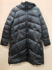 GEOX W ADRYA FEATHER COAT, BRIGHT SKY, 50 FOR WOMEN - LOCATION 17C.