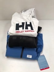 3 X HELLY HANSEN CLOTHING INCLUDING HP INSULATOR 2.0 COLOUR BLUE SIZE S - LOCATION 37C.