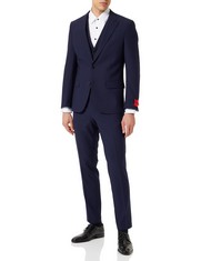 HUGO HENRY/GETLIN233V1X SUIT, DARK BLUE, 48 FOR MEN - LOCATION 35C.