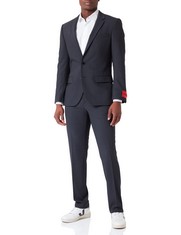 HUGO HENRY/GETLIN232X SUITE, CHARCOAL10, 50 FOR MEN - LOCATION 49C.