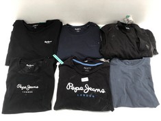 6 X PEPE JEANS CLOTHING ITEMS VARIOUS SIZES AND MODELS INCLUDING T-SHIRT SIZE XS- LOCATION 42C.