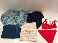 5 X PEPE JEANS CLOTHING ITEMS VARIOUS SIZES AND MODELS INCLUDING DRESS XL - LOCATION 42C.