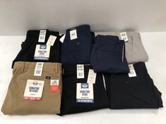 7 X DOCKER'S MEN'S TROUSERS VARIOUS MODELS AND SIZES - LOCATION 34C.