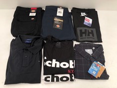 7 X GARMENTS VARIOUS BRANDS AND SIZES INCLUDING HELLEY HANSEN T-SHIRT SIZE M - LOCATION 26C.