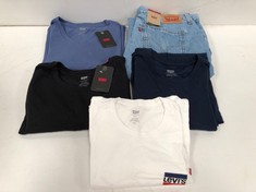 5 X LEVIS GARMENTS VARIOUS STYLES AND SIZES INCLUDING DENIM SKIRT - LOCATION 14C.