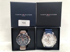 2 X TOMMY HILFIGER WATCHES MODEL TH.95.1.14.2931 AND TH.320.1.14.2193 - LOCATION 6C.