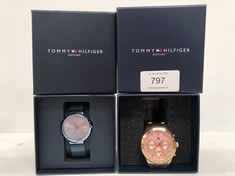 2 X TOMMY HILFIGER WATCHES MODEL TH.394.3.34.2844 AND MODEL TH.444.3.34.3211 - LOCATION 6C.