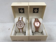 2 X ANNE KLEIN WATCHES MODEL AK/1412 AND MODEL AK/3211 - LOCATION 6C.