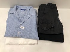 5 X JACK JONES CLOTHING ITEMS INCLUDING WHITE SLIM FIT SHIRT SIZE S - LOCATION 3C.