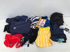 VARIETY OF SWIMMING COSTUMES OF DIFFERENT BRANDS AND SIZES INCLUDING MEN'S SWIMMING COSTUME BUGATTI BLUE COLOUR SIZE 7 - LOCATION 27C.