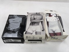 4 X UNDERWEAR ITEMS INCLUDING BOSS VESTS - LOCATION 39C.