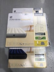 3 X INTEX DURABEAM STANDARD INFLATABLE MATTRESSES - LOCATION 44C.