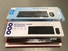 8 X KEYBOARDS INCLUDING MSI VIGOR GK30 COMBO- LOCATION 36C.