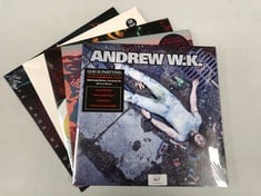 5 X VINYLS INCLUDING ANDREW W.K.- LOCATION 24C.