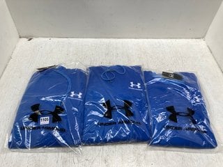 2 X UNDER ARMOUR ESSENTIAL HOODIE IN ROYAL BLUE - UK M TO ALSO INCLUDE UNDER ARMOUR ESSENTIAL SWEATSHIRT IN ROYAL BLUE - UK M: LOCATION - C10